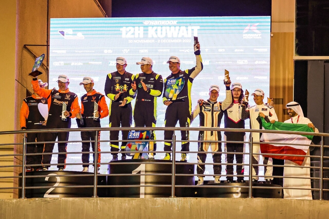 Outstanding Win for Kerong Lee & JF Brunot Hankook 12H Kuwait to end the season on a high